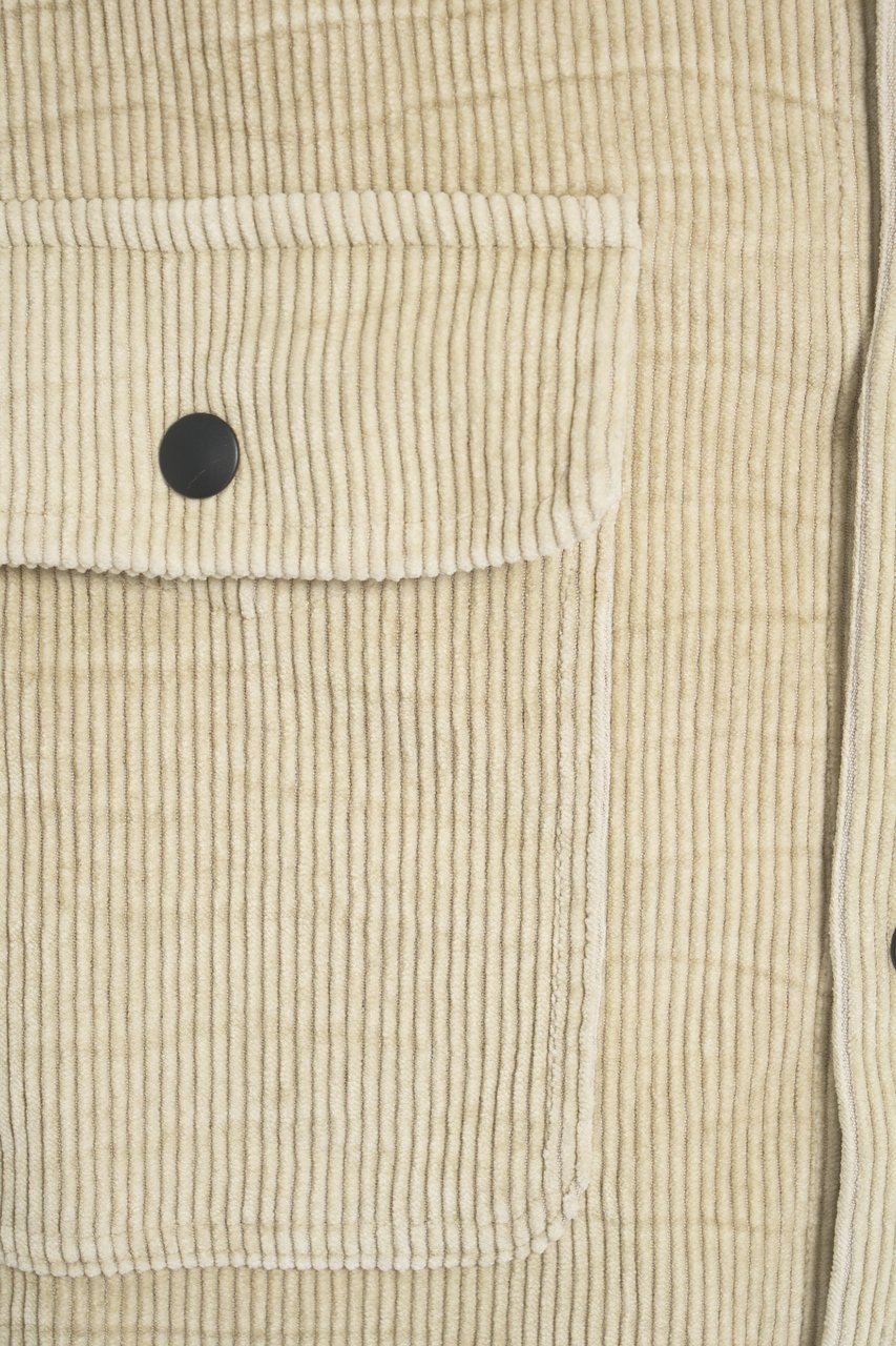 Roberto Collina Cordouroy overshirt Beige