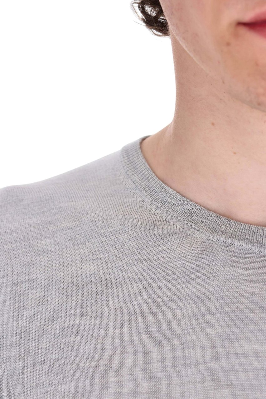 Roberto Collina Pure Silk Casual T-Shirt Wit