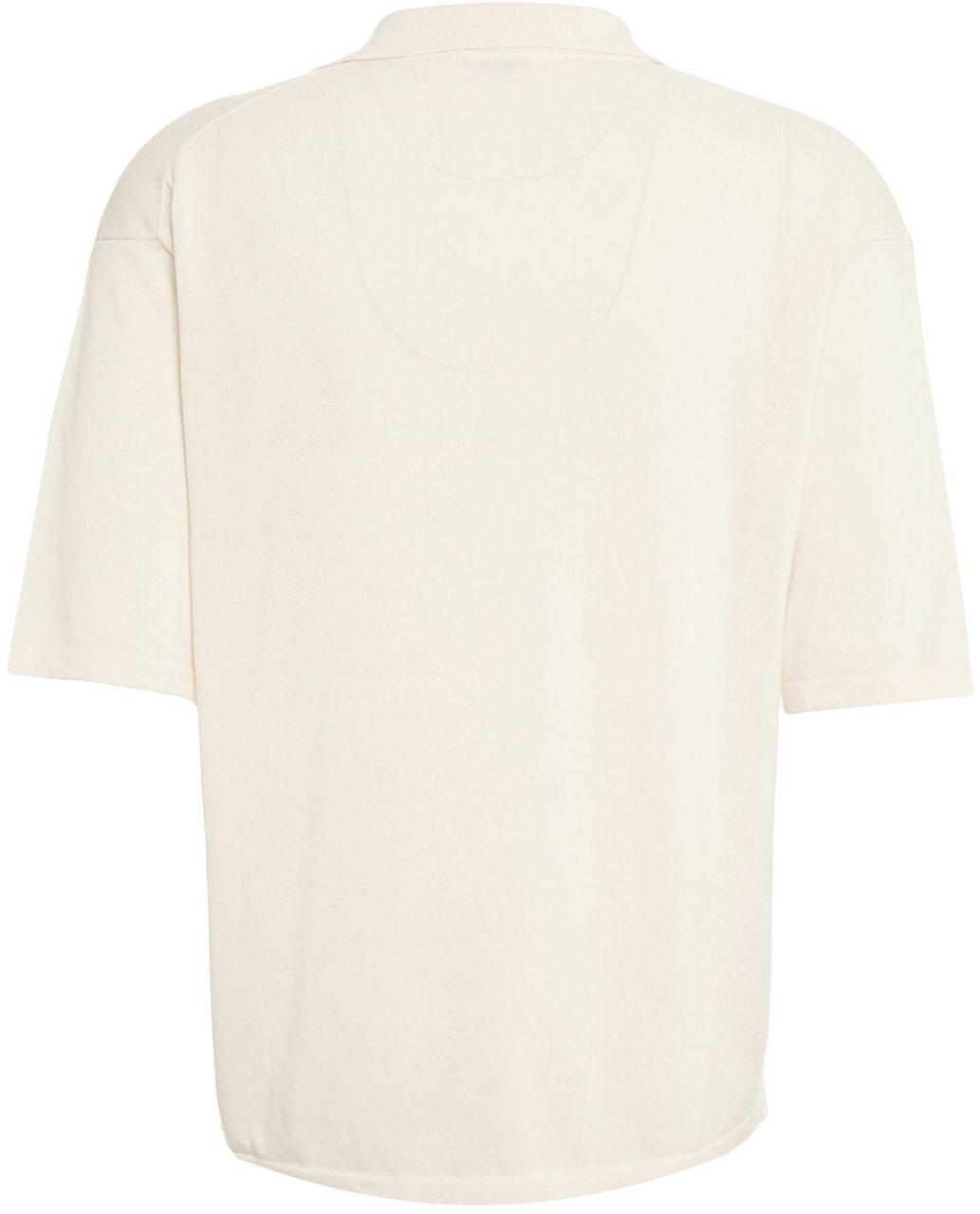 Roberto Collina Cotton blend skipper polo Wit
