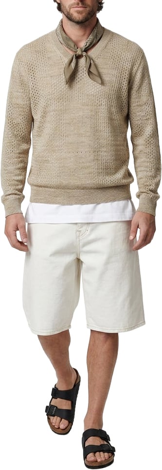 Roberto Collina Openwork sweater Groen