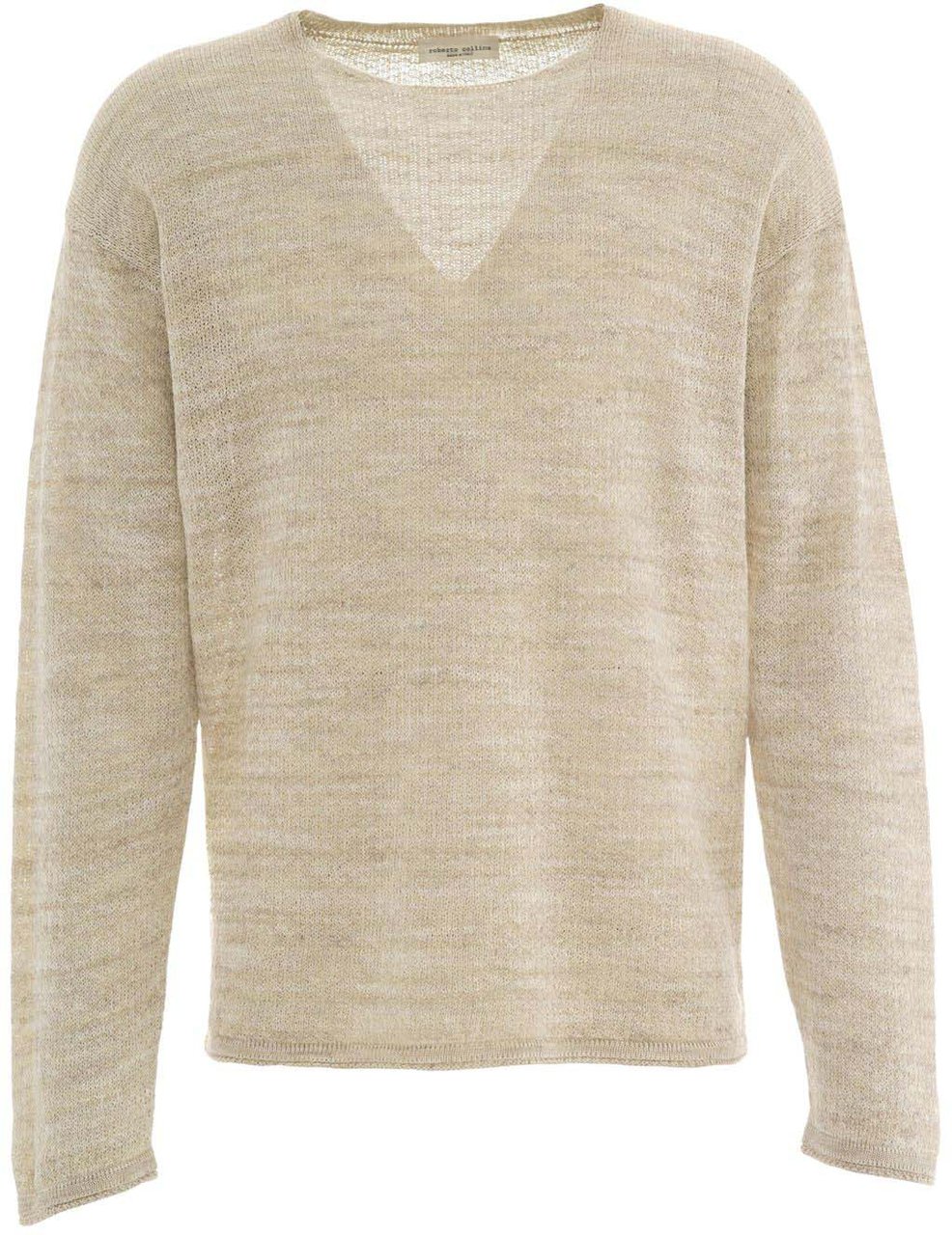 Roberto Collina Cotton blend sweater Beige