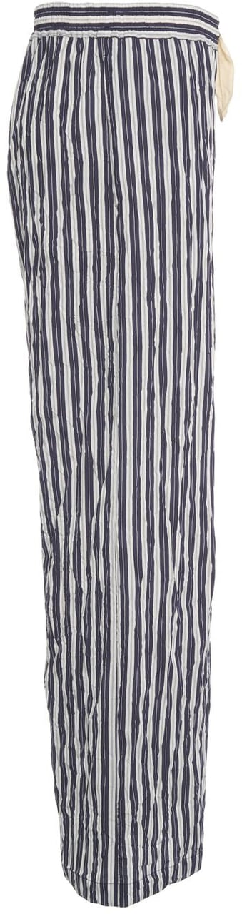 Roberto Collina Striped palazzo pants Blauw