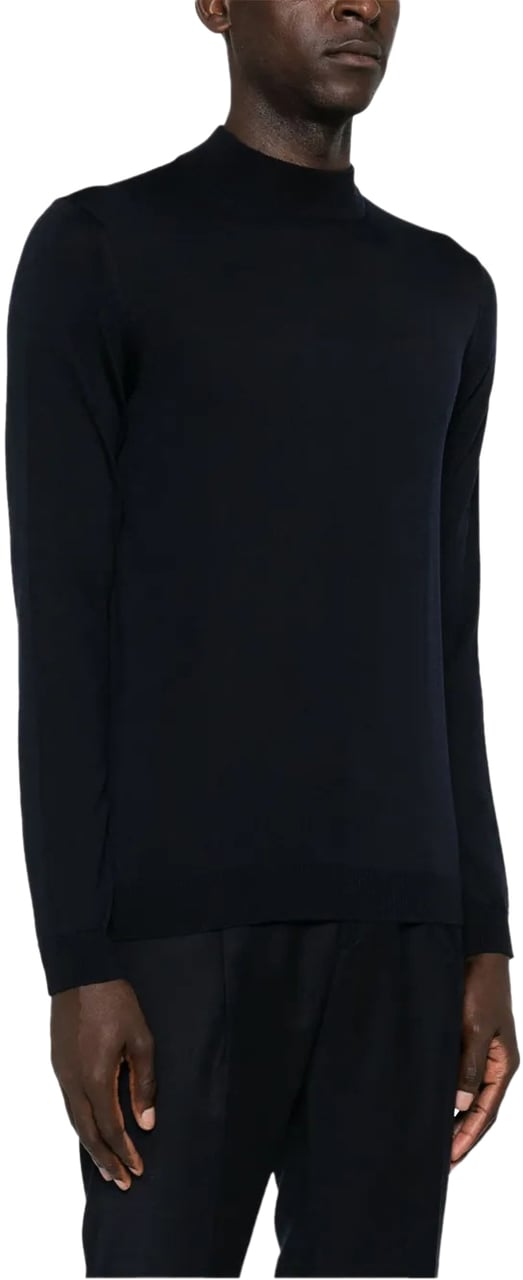 Roberto Collina Lupetto Ml Blauw