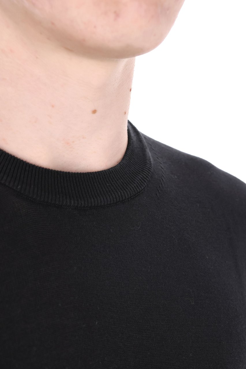 Roberto Collina Over Fit Cotton T-Shirt Zwart