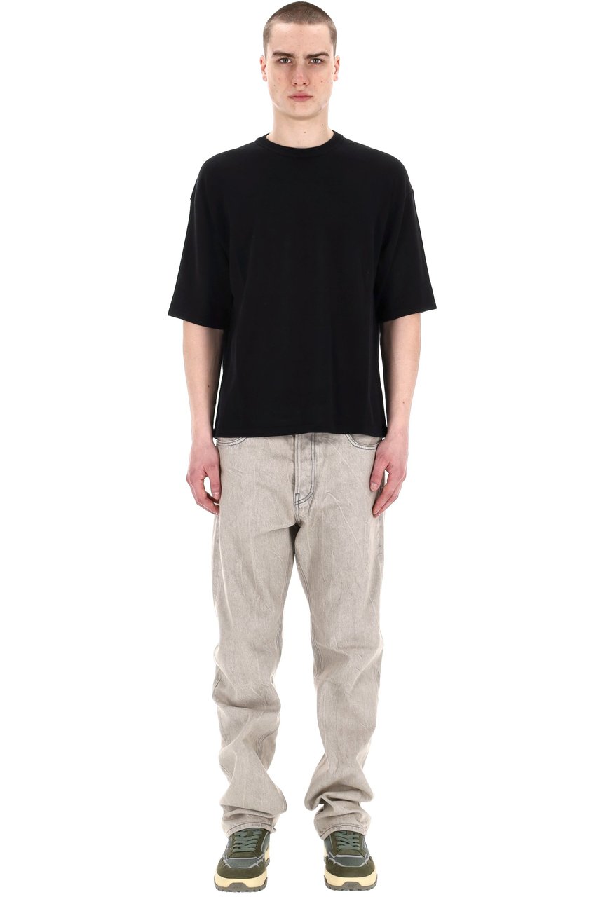 Roberto Collina Over Fit Cotton T-Shirt Zwart