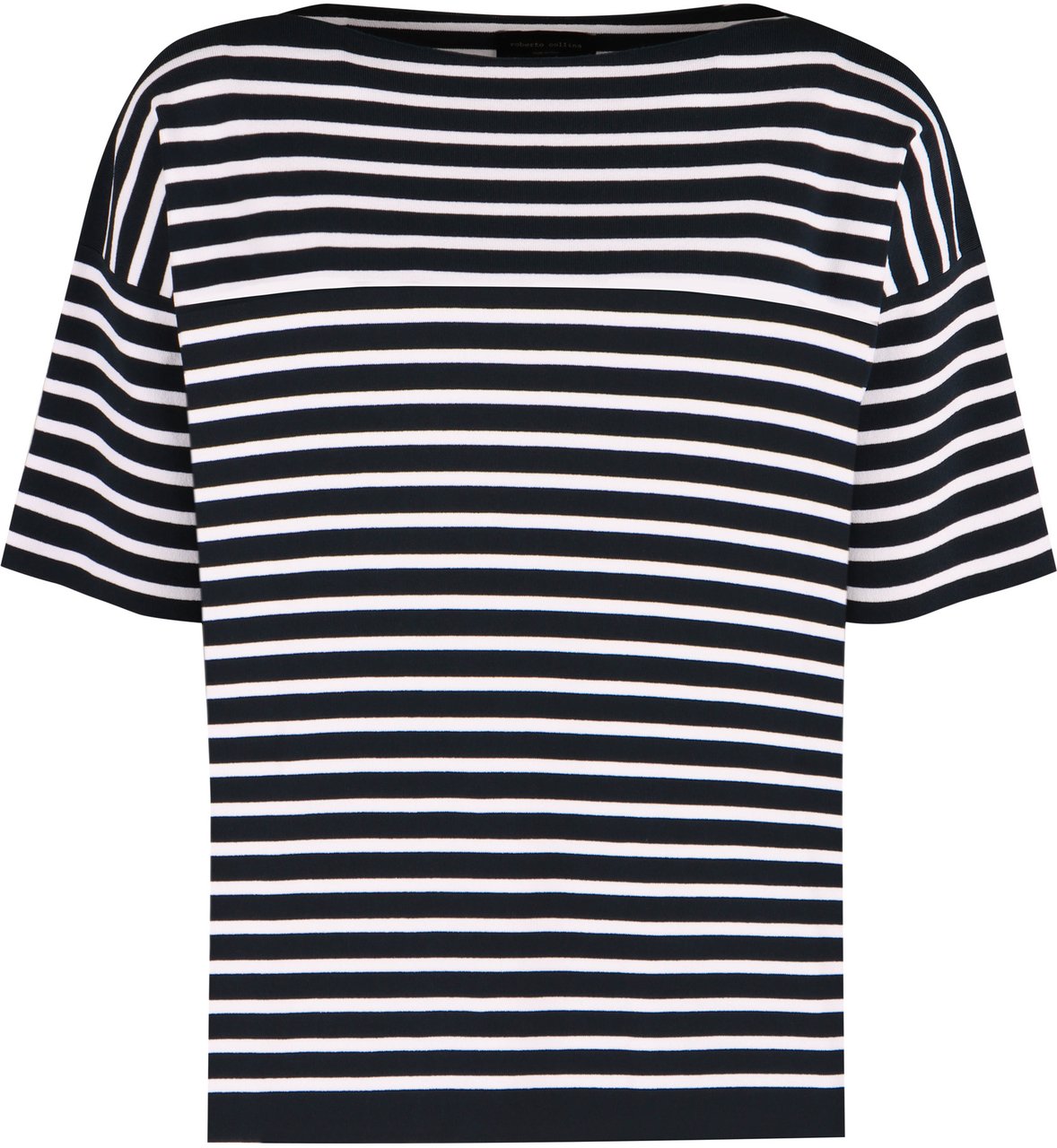 Roberto Collina Knitted T-shirt Blauw