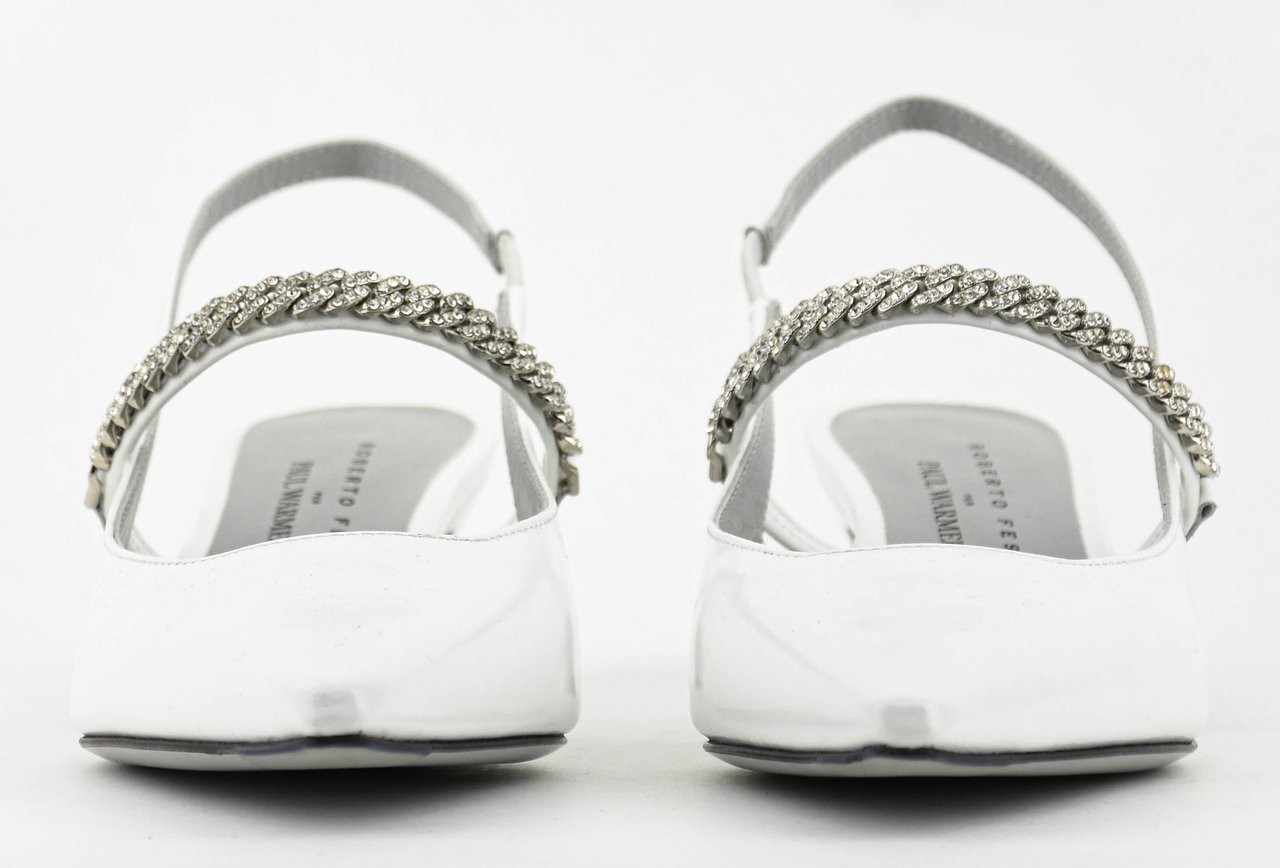 Roberto Festa Mallory Pump Slingback White Wit