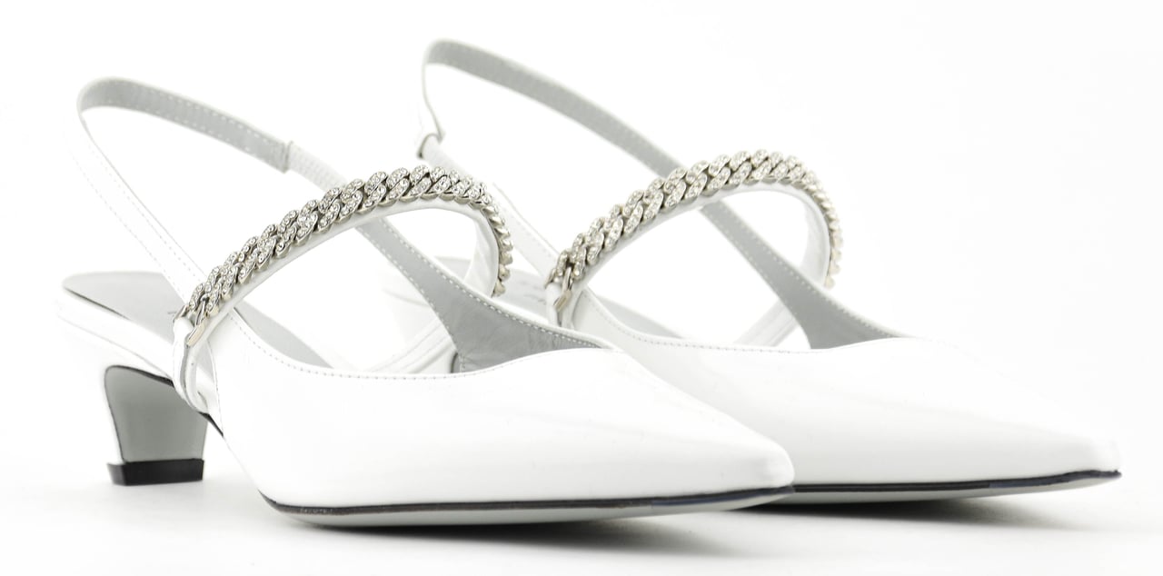 Roberto Festa Mallory Pump Slingback White Wit