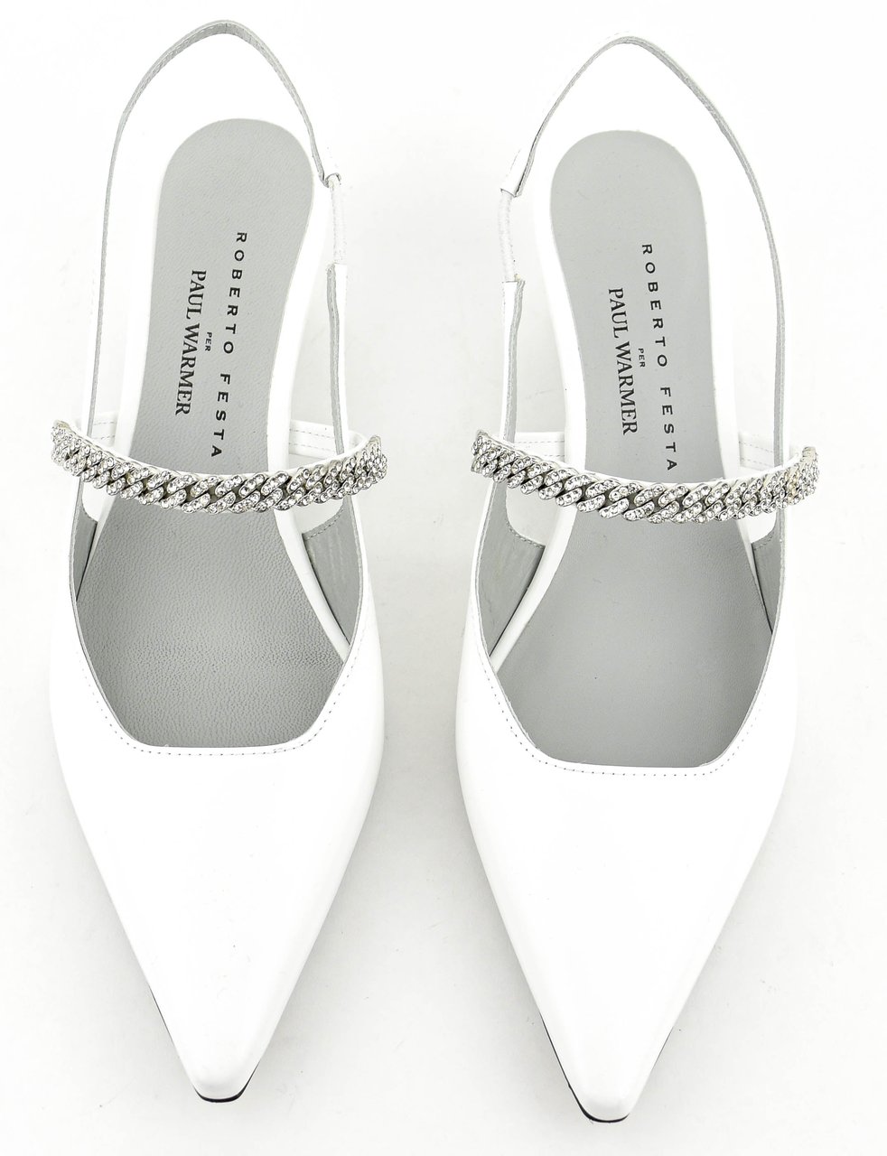 Roberto Festa Mallory Pump Slingback White Wit