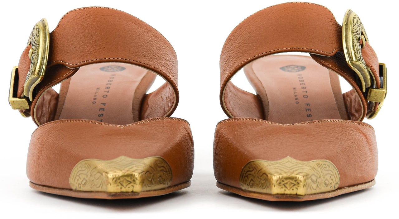 Roberto Festa Western Mule Tan Bruin