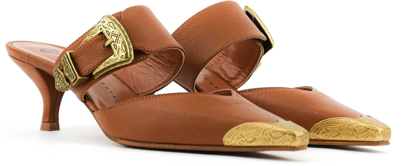 Roberto Festa Western Mule Tan Bruin