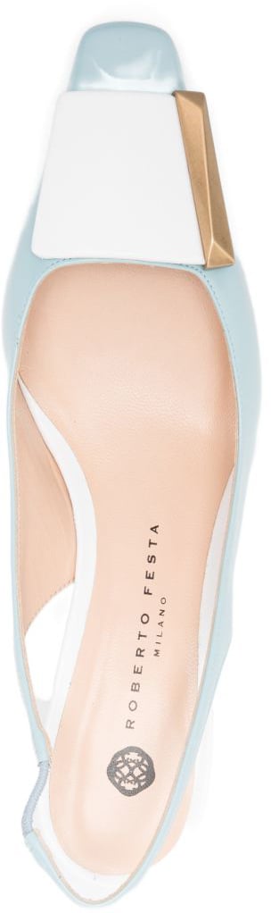 Roberto Festa With Heel Blue Lichtblauw