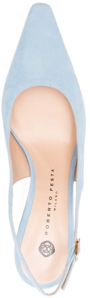 Roberto Festa With Heel Blue Blauw