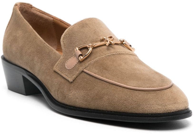 Roberto Festa Flat Shoes Golden Goud