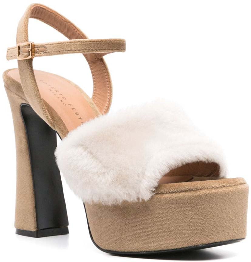 Roberto Festa Sandals Bison Sand Beige