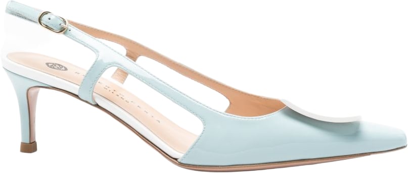 Roberto Festa With Heel Blue/White Lichtblauw