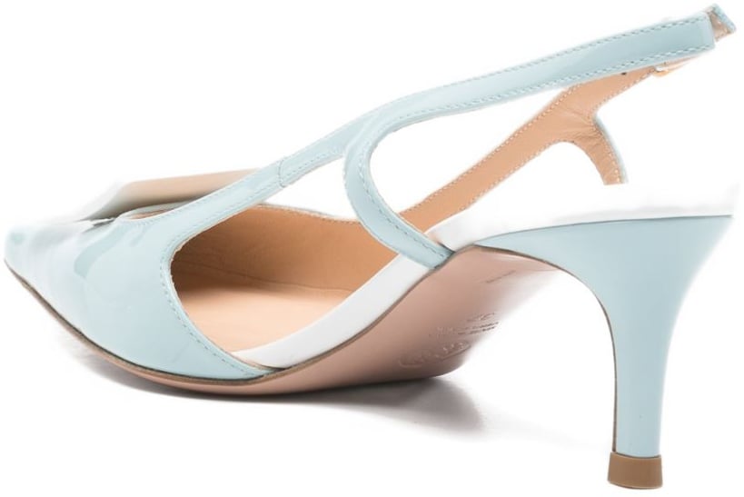Roberto Festa With Heel Blue/White Lichtblauw