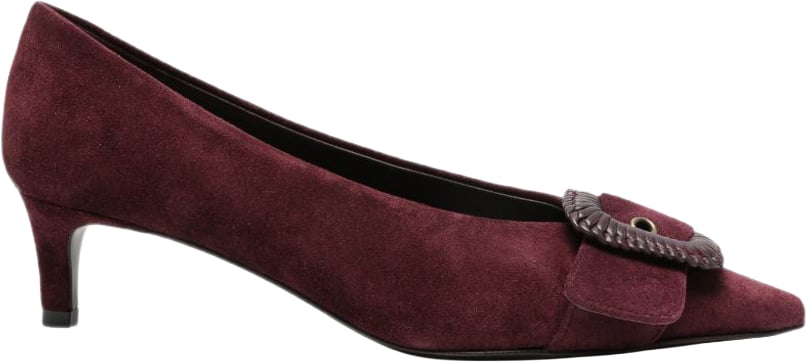 Roberto Festa With Heel Black Maroon