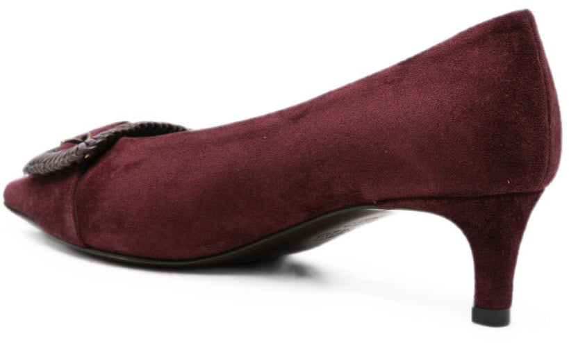 Roberto Festa With Heel Black Maroon
