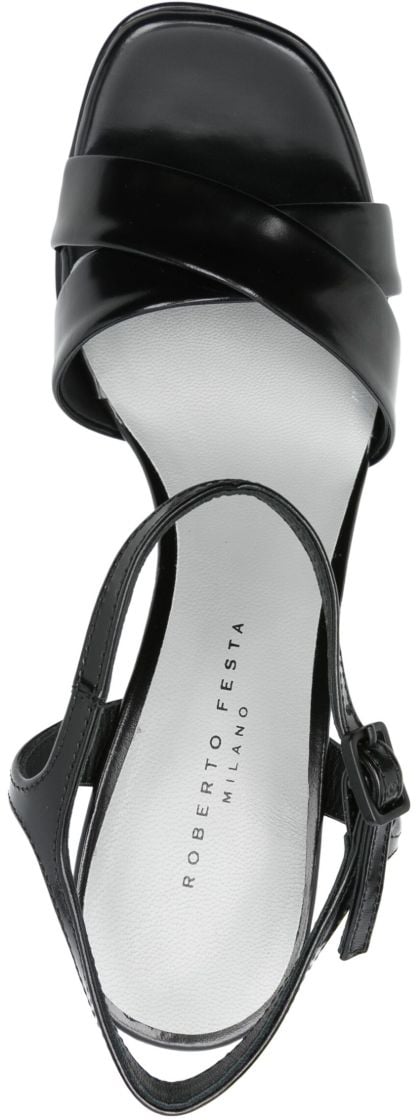Roberto Festa Sandals Black Zwart