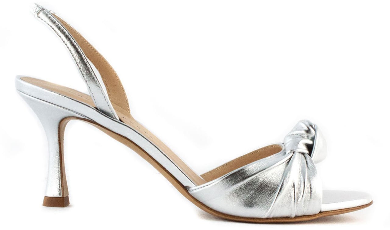 Roberto Festa Flat Shoes Silver Zilver