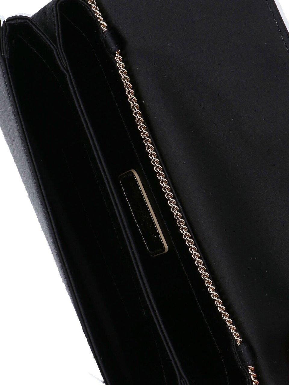 Roger Vivier Rectangular Pouch With Gold Chain Neutraal