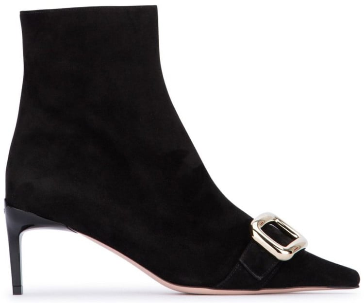 Roger Vivier Refined High Heel Pumps With Pointed Toe Design Zwart