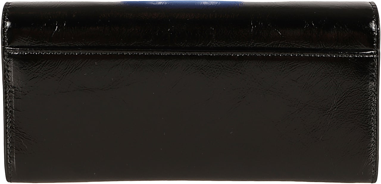 Roger Vivier Patent Leather Wallet Bag With Square Buckle Zwart