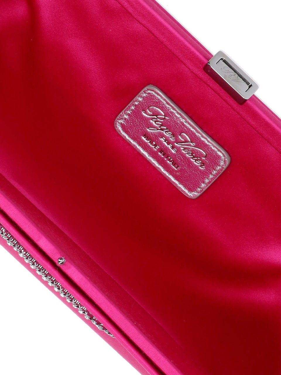 Roger Vivier 'Pilgrim' Pouch – Pink Roze