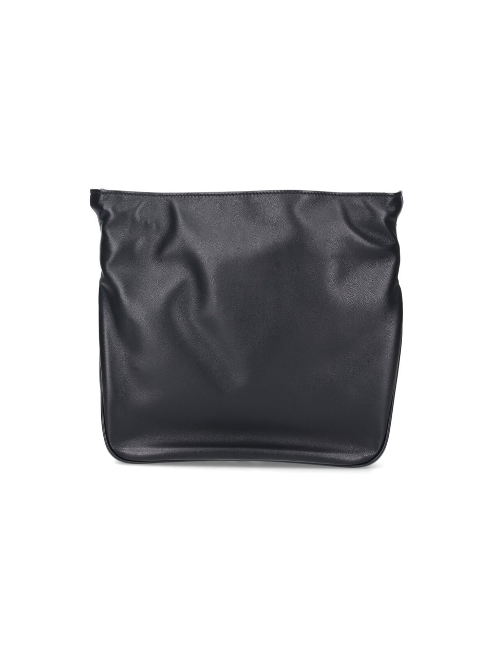 Roger Vivier Black Pilgrim Crystal Nappa Shoulder Bag Zwart