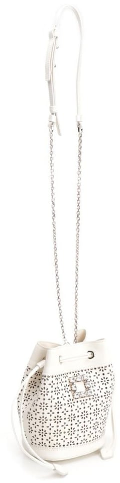 Roger Vivier Structured Pink Bag With Smooth Finish Roze