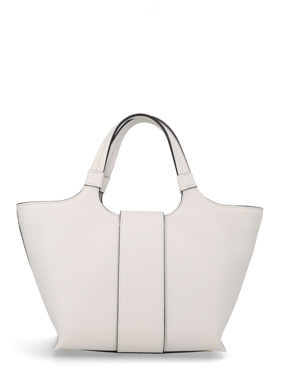 Roger Vivier Belle Vivier Structured Buckle Mini Bag Wit