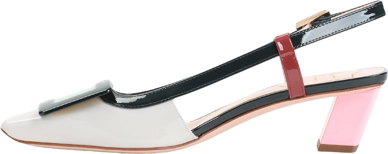 Roger Vivier Roger Vivier Bv Lacquered Buckle 45 Pumps Divers