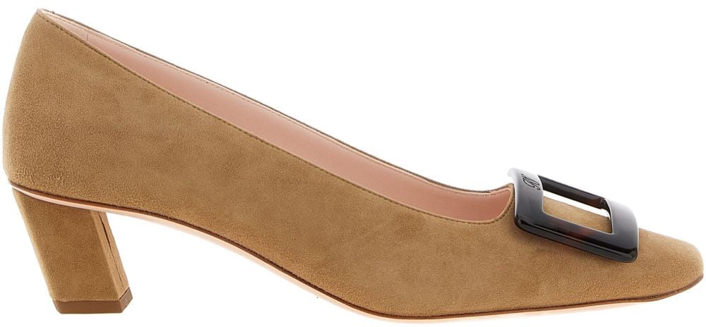 Roger Vivier With Heel Marrone Chiaro Bruin