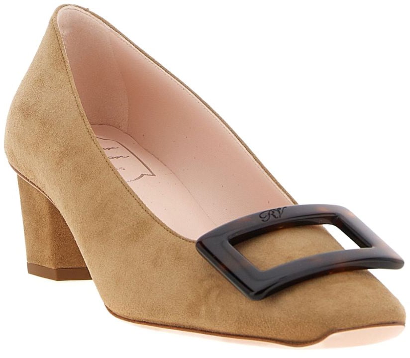 Roger Vivier With Heel Marrone Chiaro Bruin