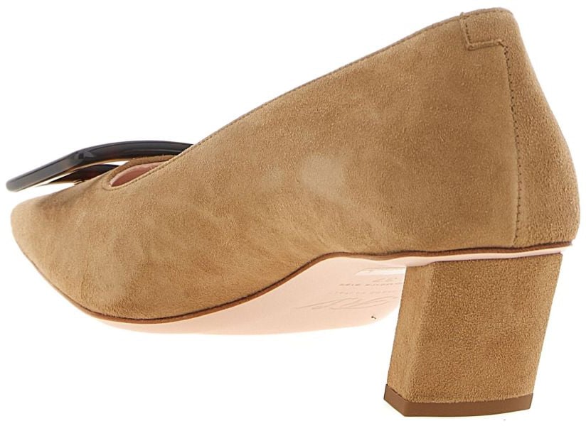 Roger Vivier With Heel Marrone Chiaro Bruin