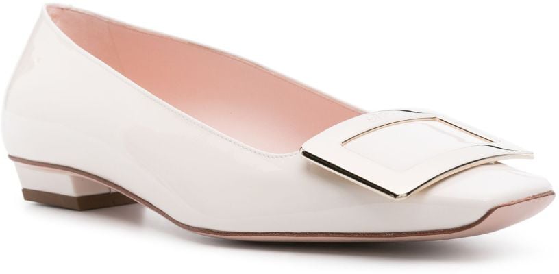 Roger Vivier Flat Shoes Beige Beige