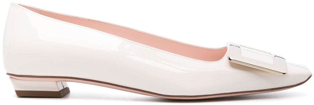 Roger Vivier Flat Shoes Beige Beige
