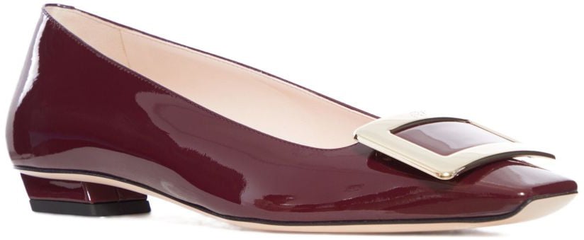 Roger Vivier Flat Shoes Bordeaux Rood