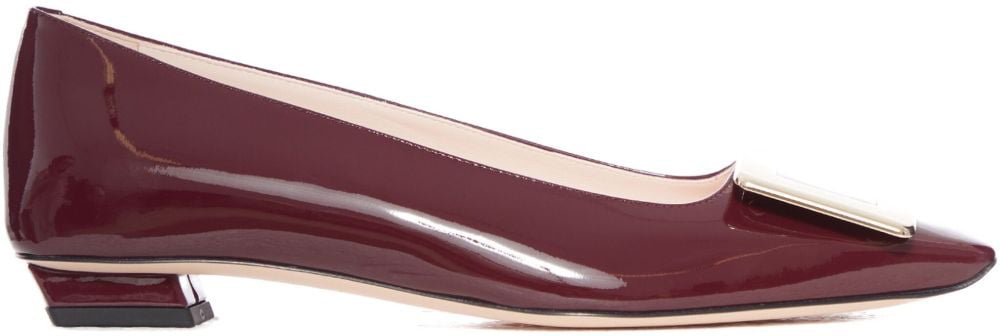 Roger Vivier Flat Shoes Bordeaux Rood