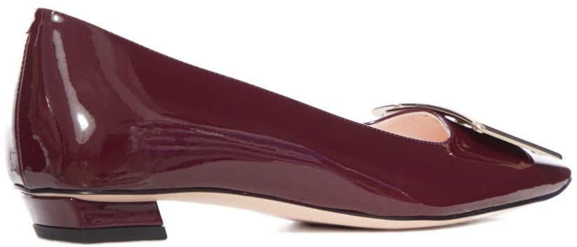 Roger Vivier Flat Shoes Bordeaux Rood