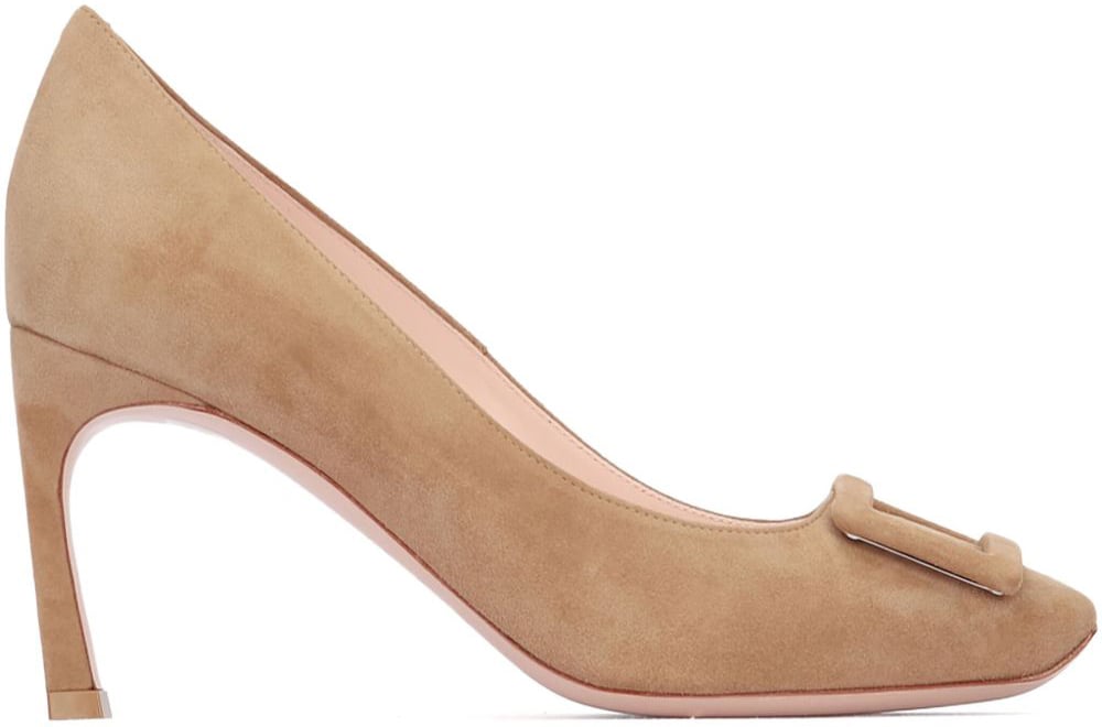 Roger Vivier With Heel Marrone Chiaro Bruin