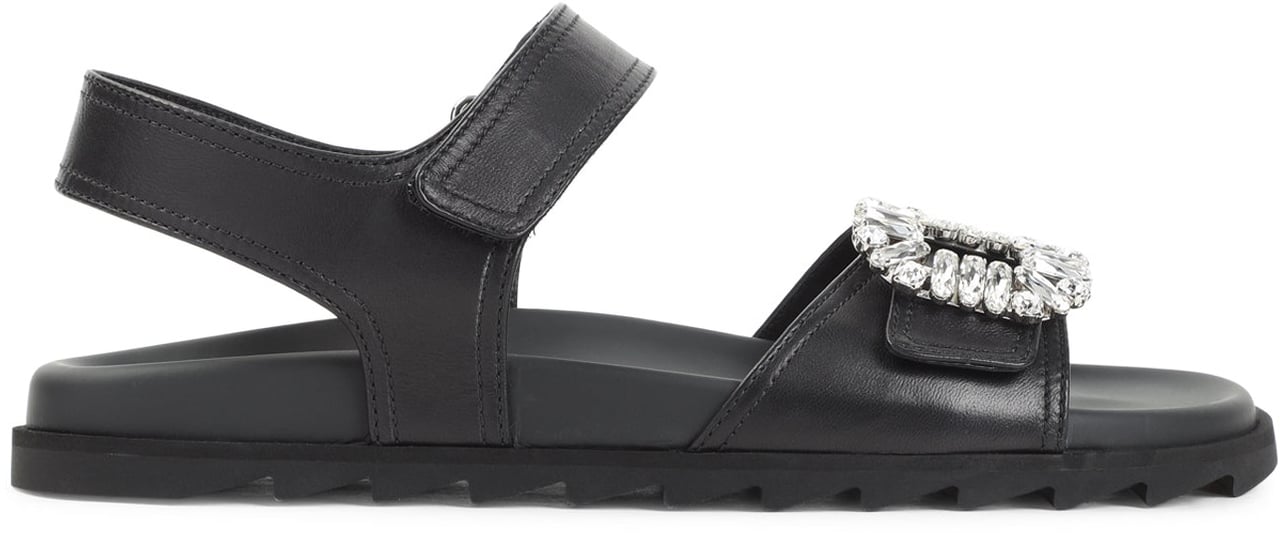Roger Vivier Slidy Viv Strass Sandals Divers