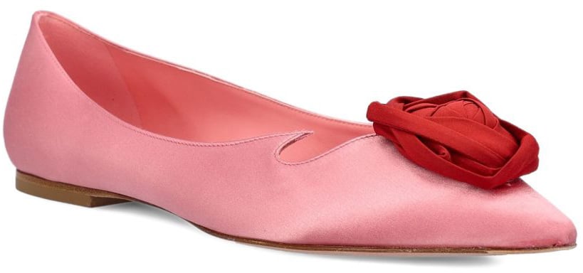 Roger Vivier Flat Shoes Pink Roze