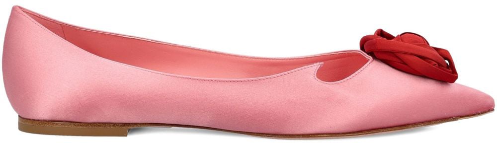 Roger Vivier Flat Shoes Pink Roze