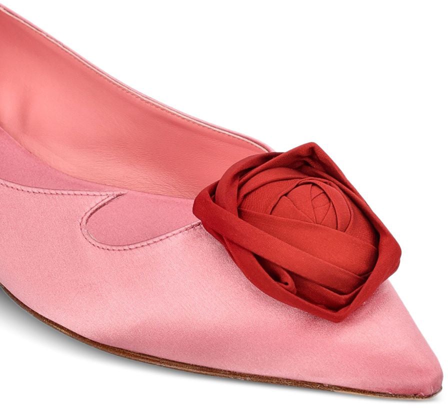 Roger Vivier Flat Shoes Pink Roze