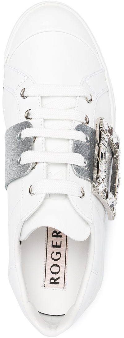 Roger Vivier Sneakers Silver Zilver