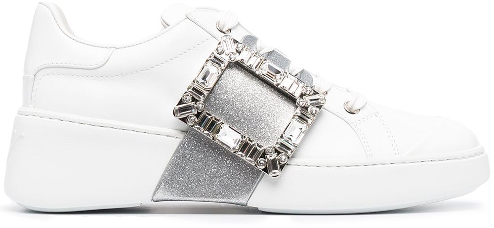 Roger Vivier Sneakers Silver Zilver