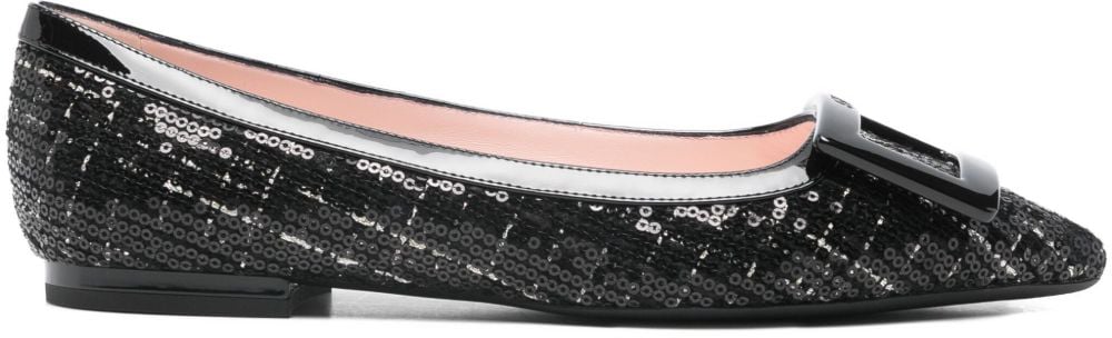 Roger Vivier Flat Shoes Black Zwart