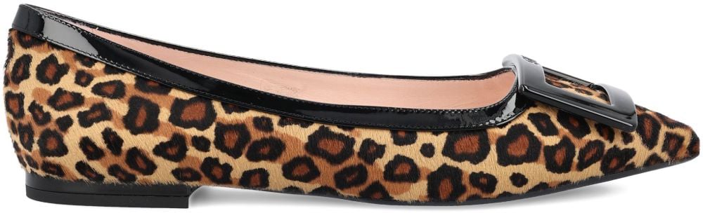 Roger Vivier Flat Shoes Brown Bruin